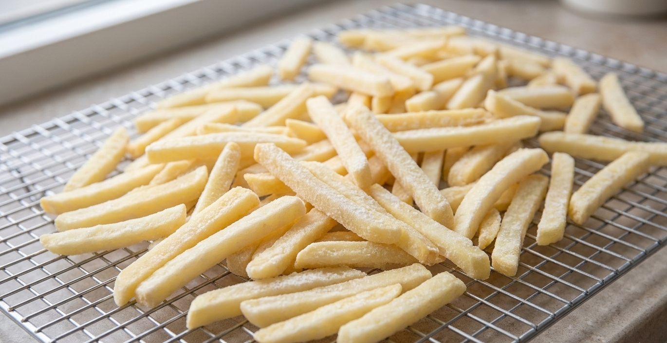 Premium Half-Fried Potatoes IQF